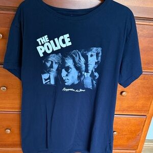 Liquid Blue Dark Blue The Police Tee